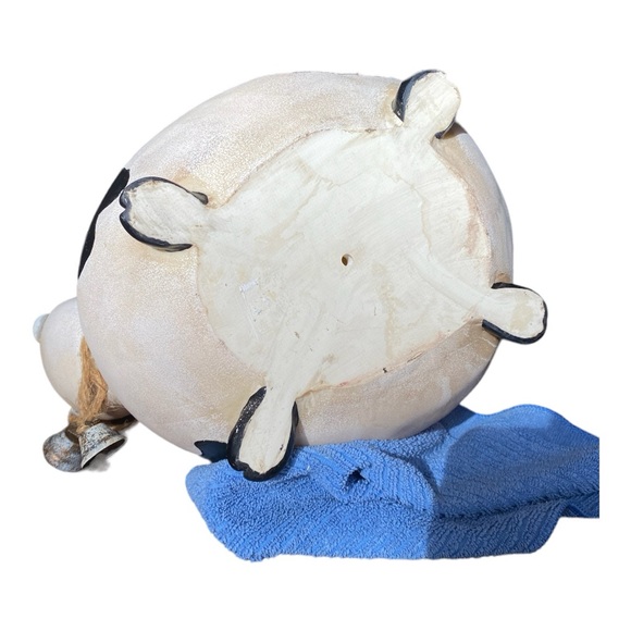 Cute cow. No defects. Approximately 12” long x 9” tall x 8” wide - Picture 7 of 7